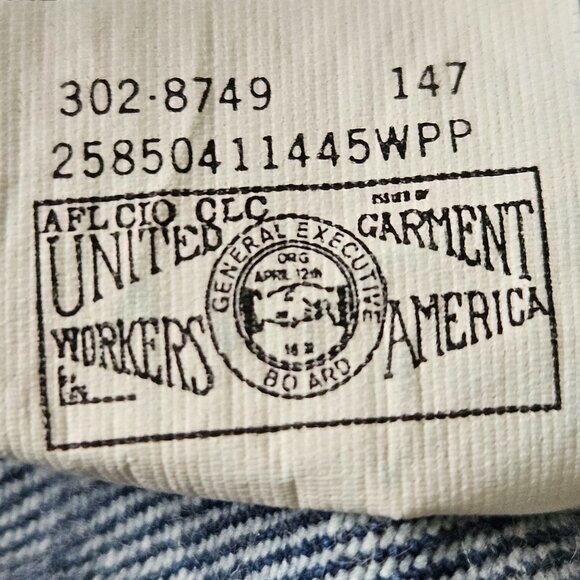 Vintage Lee Womens High-Waisted Blue Denim Jeans Size 11 Union Made In USA - Picture 5 of 16